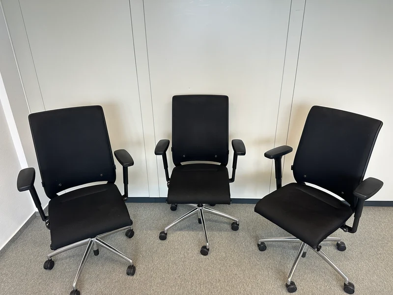 Interstuhl Hero Bürodrehstuhl Schwarz