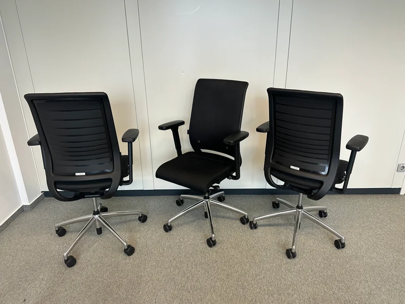Interstuhl Hero Bürodrehstuhl Schwarz