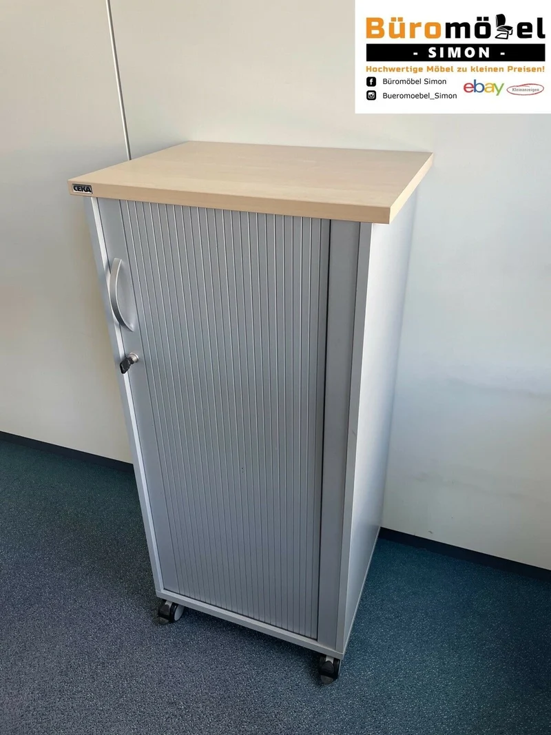 Ceka Caddy Aktenschrank Ahorn / Silber