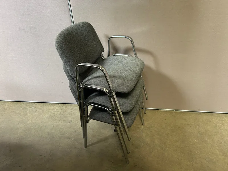 Konferenzstuhl Grau