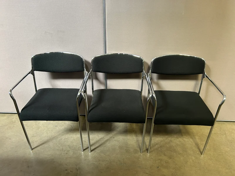 Konferenzstuhl Schwarz