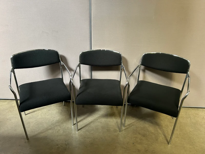 Konferenzstuhl Schwarz