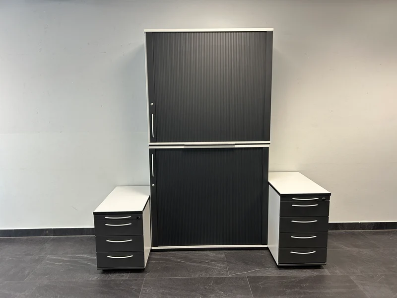 König & Neurath Standcontainer Weiß / Schwarz