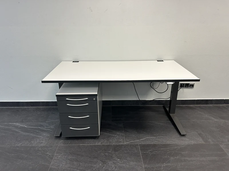 König & Neurath Rollcontainer Weiß / Schwarz