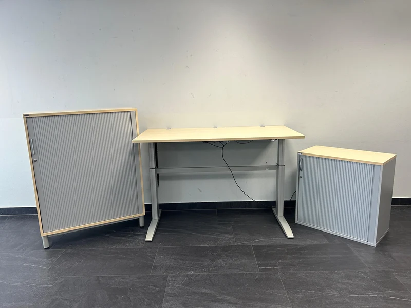 Ceka Sideboard Ahorn/Silber