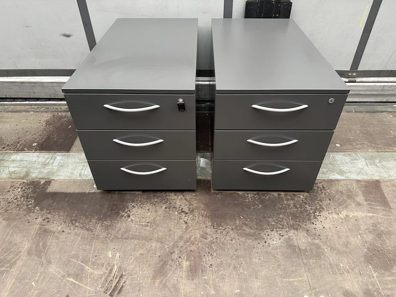 Steelcase Rollcontainer Anthrazit