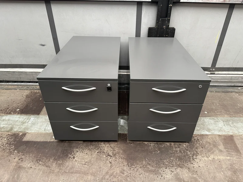 Steelcase Rollcontainer Anthrazit