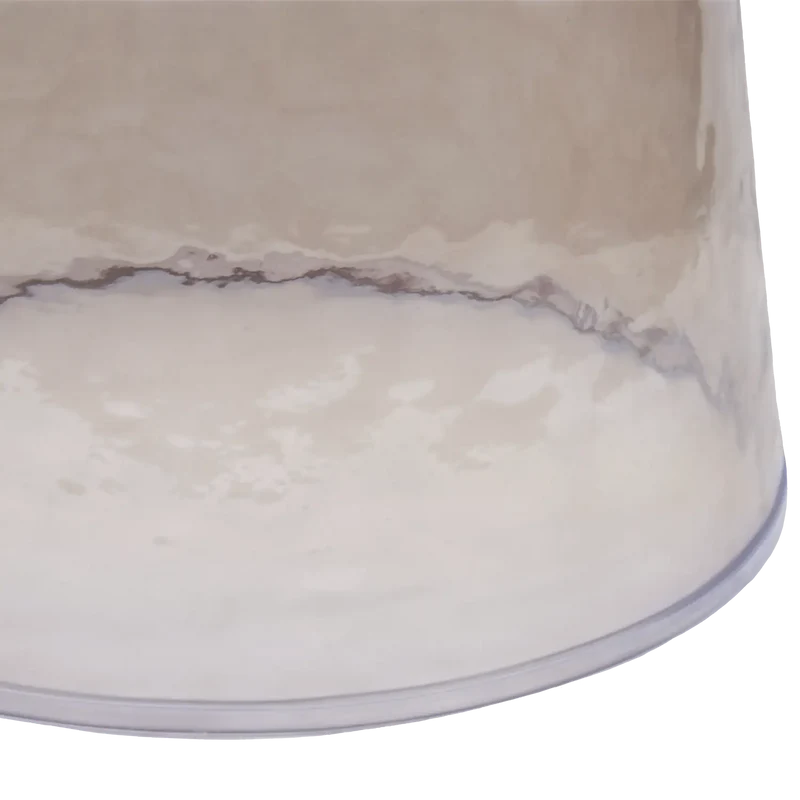 WOOOD Loma Beistelltisch aus Glas – Braun, 40 x 40 x 38 cm