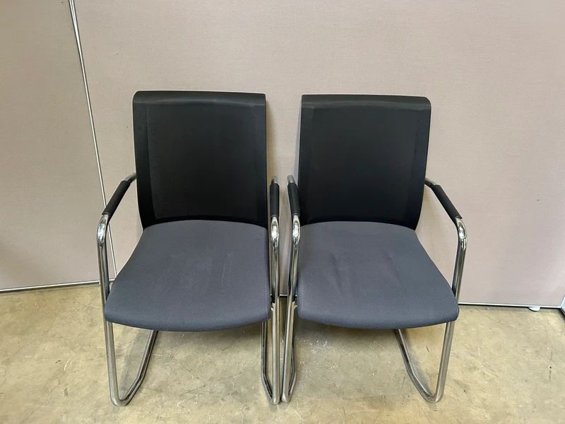 Konferenzstuhl Schwarz/Anthrazit