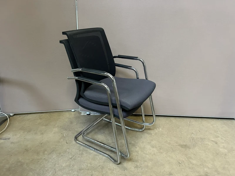 Konferenzstuhl Schwarz/Anthrazit