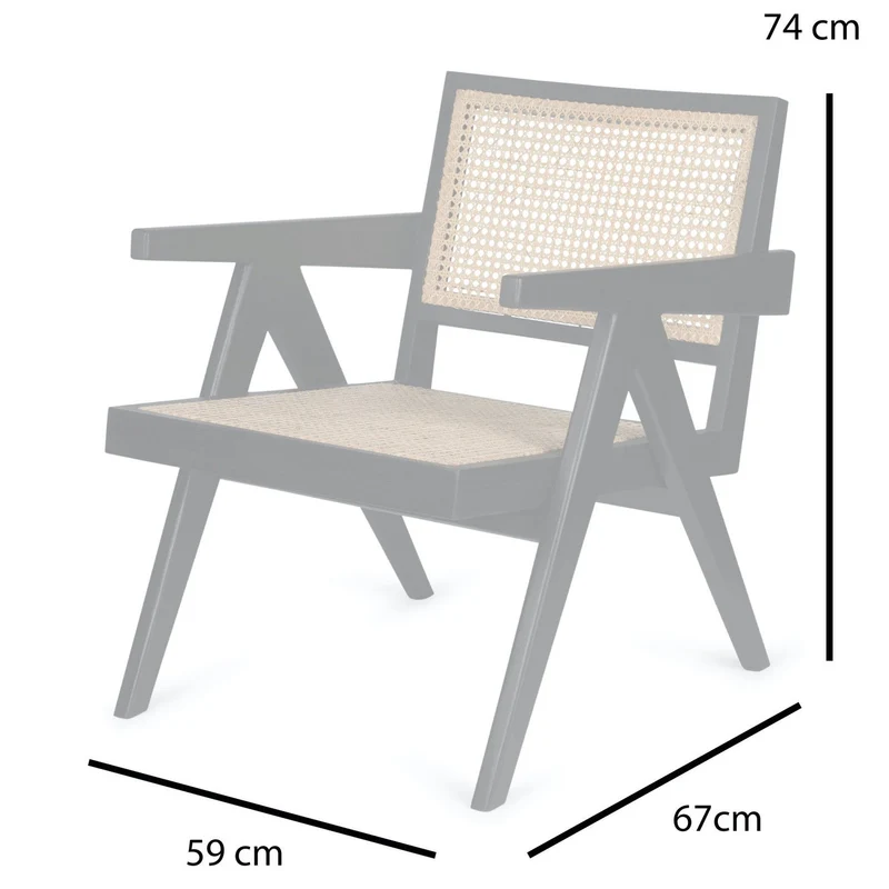 Sessel Easy Lounge Chair Dunkelbraun - Detjer