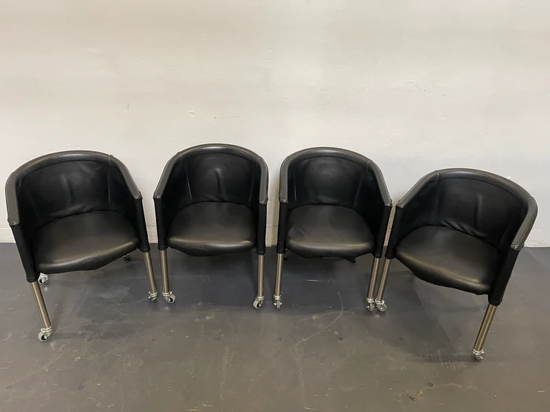 Flexform Konferenzstuhl Lederstuhl