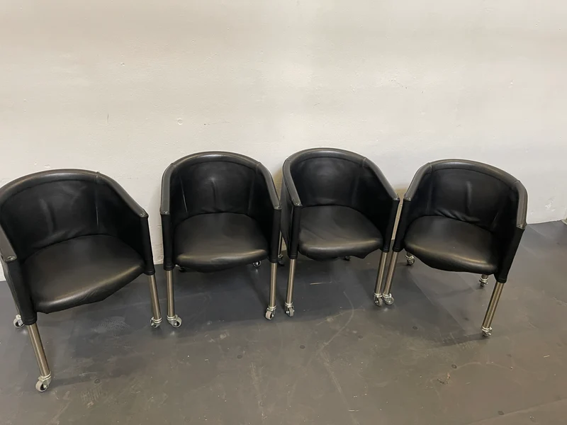 Flexform Konferenzstuhl Lederstuhl