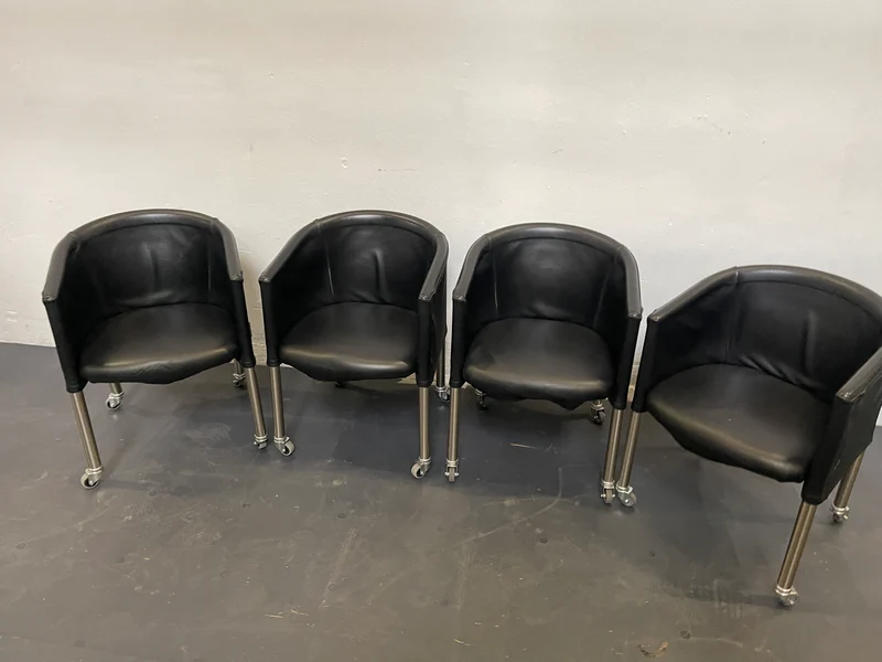 Flexform Konferenzstuhl Lederstuhl