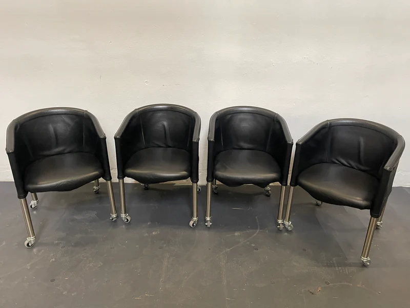 Flexform Konferenzstuhl Lederstuhl