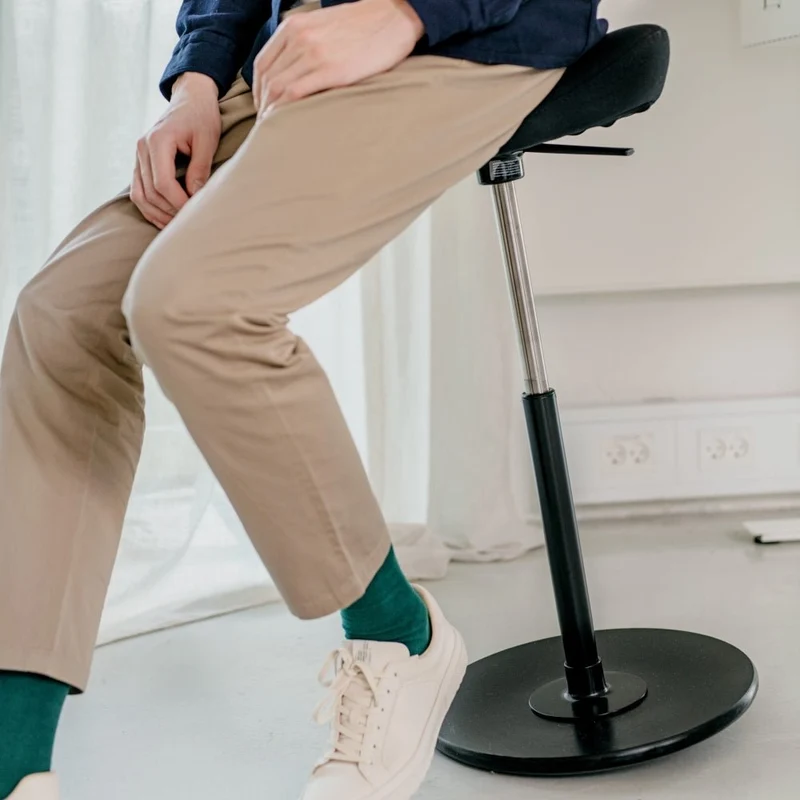Move Sattelhocker Basis Natur Stoff Tonal - Varier Furniture