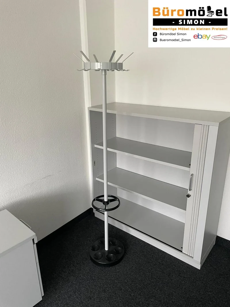 Rösch elektrisch höhenverstellbarer Schreibtisch Lichtgrau 200 x 80 cm