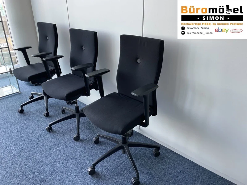 Züco Bürodrehstuhl Schwarz