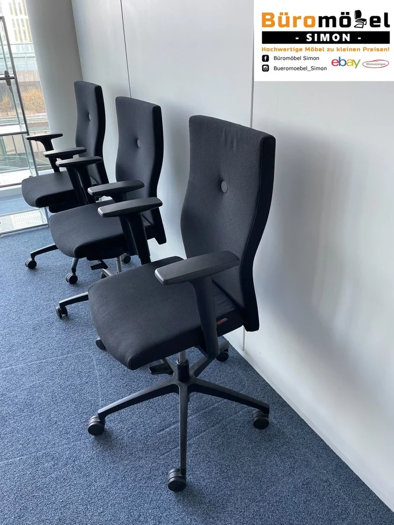 Züco Bürodrehstuhl Schwarz