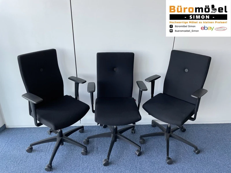 Züco Bürodrehstuhl Schwarz