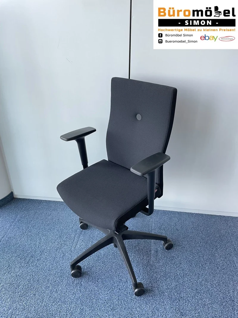 Züco Bürodrehstuhl Schwarz