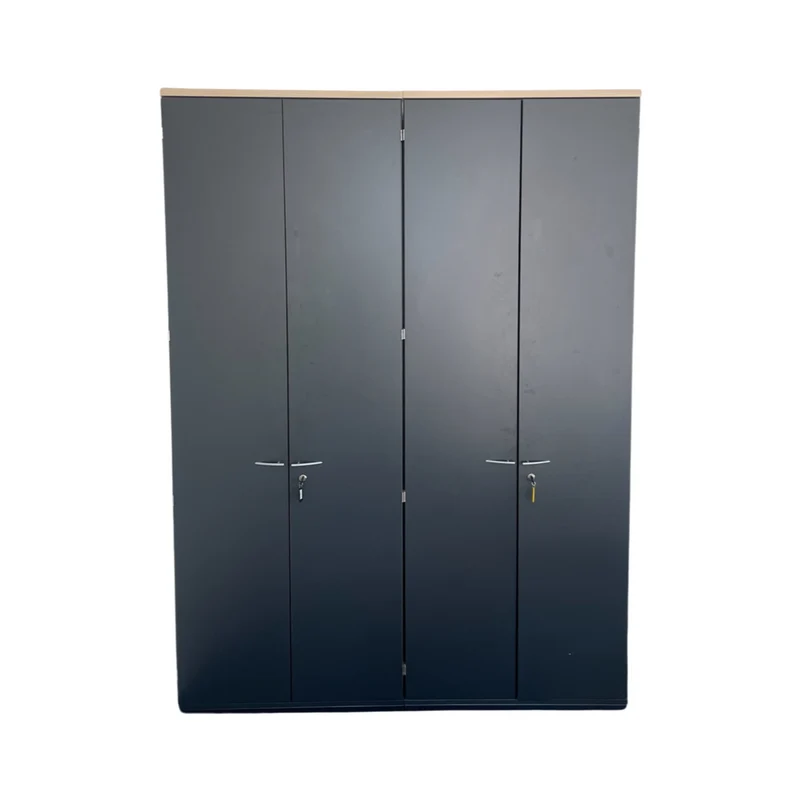 König & Neurath Wandschrank Ahorn/Anthrazit 6 OH
