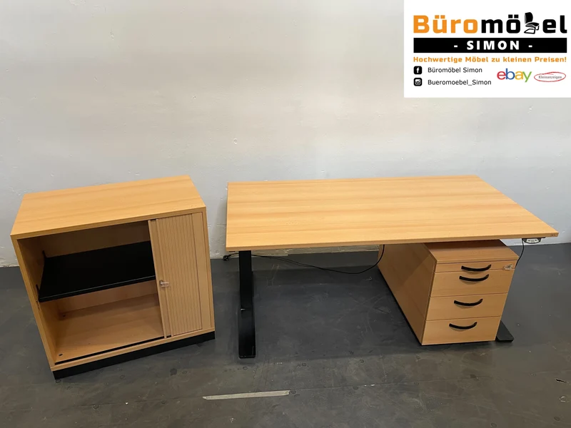 OKA Rollcontainer Buche