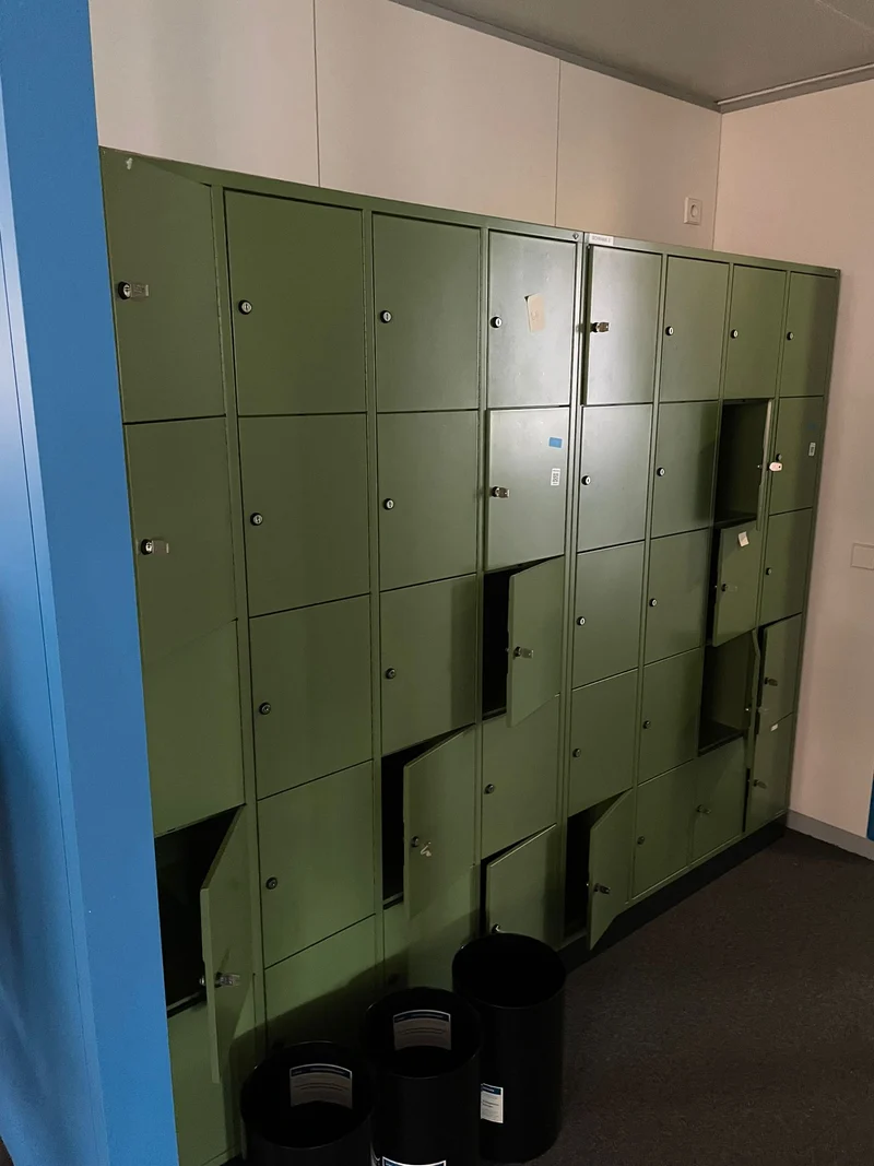 Spindschrank Grün