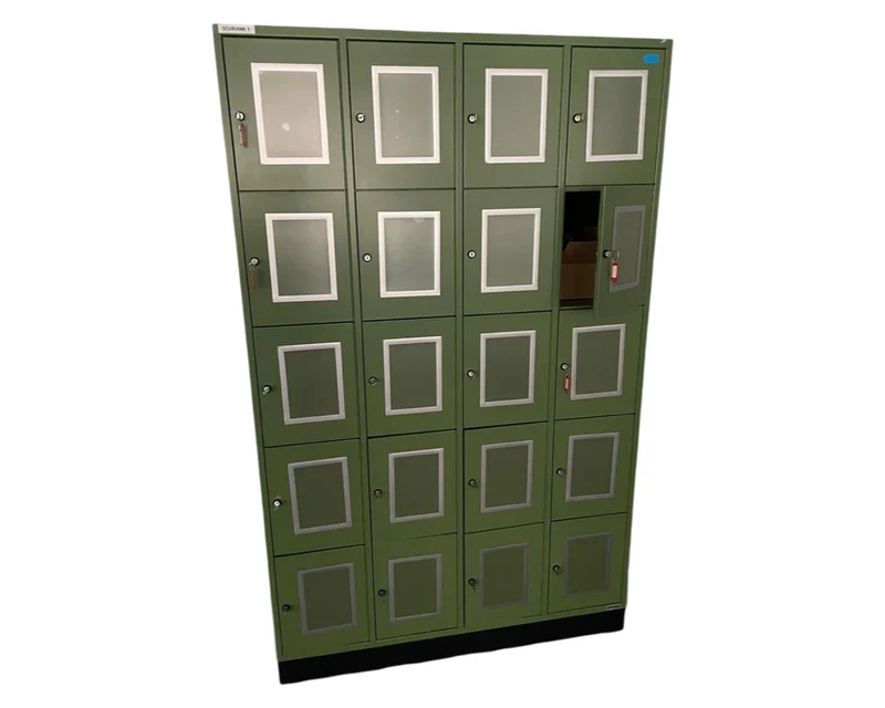 Spindschrank Grün