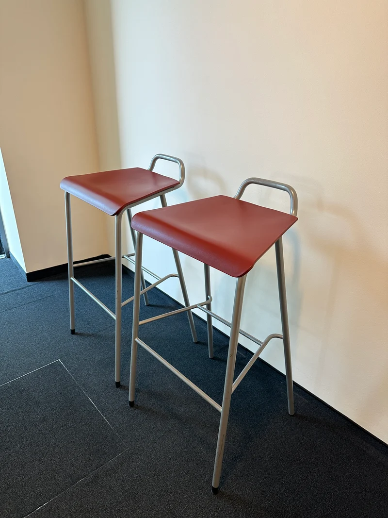 Stehhocker Tresenhocker Barhocker Rot