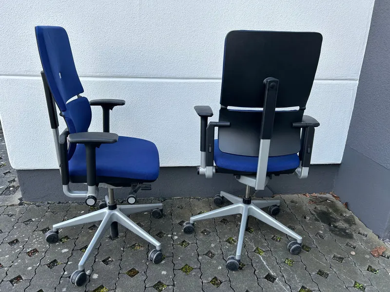 Steelcase Please V2 Bürodrehstuhl blau