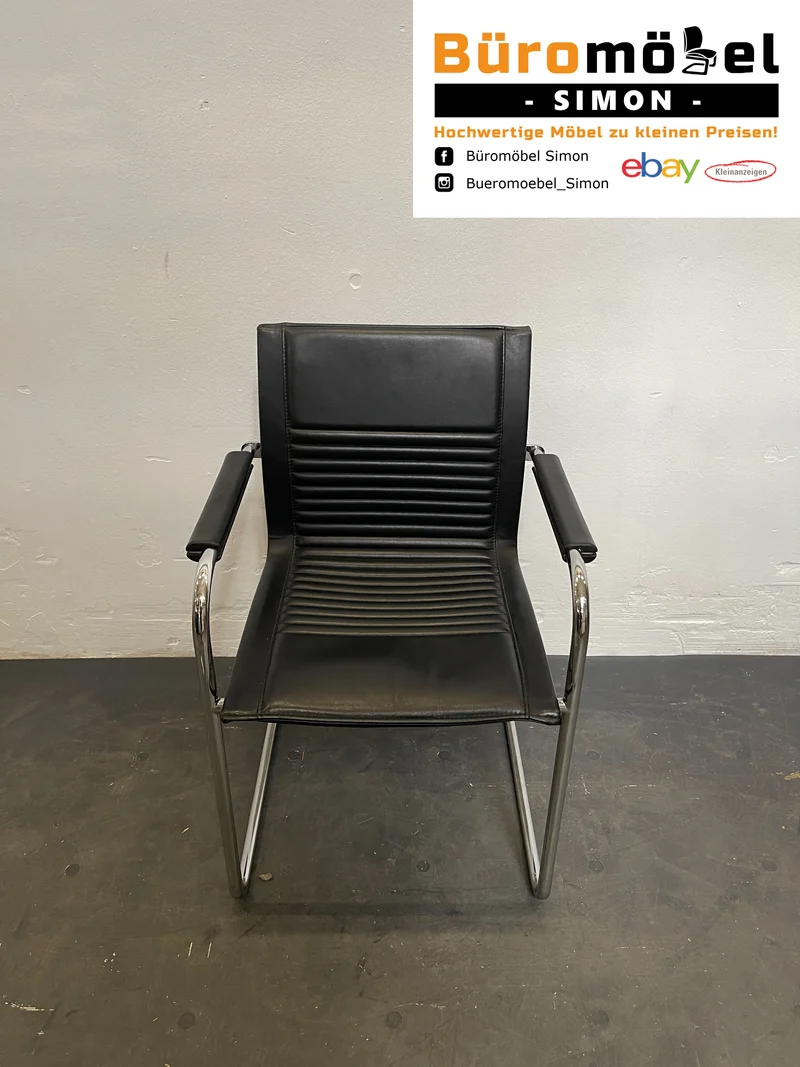 Walter Knoll Lederstuhl Konferenzstuhl