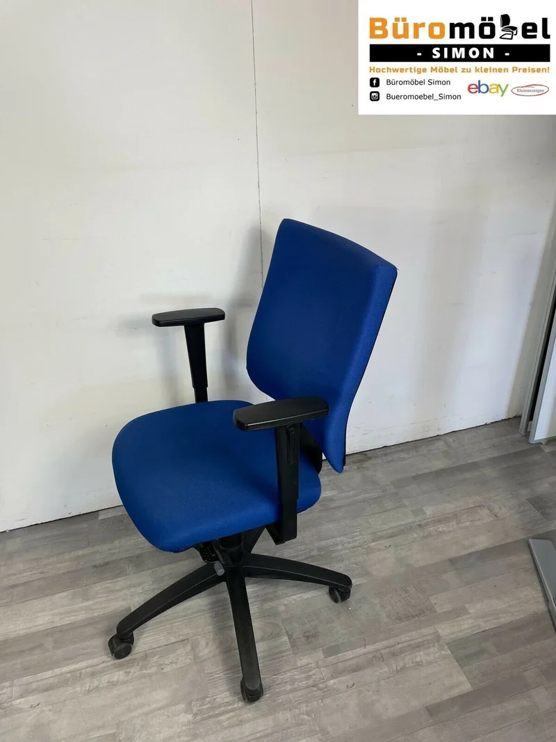 Dauphin Bürodrehstuhl Blau