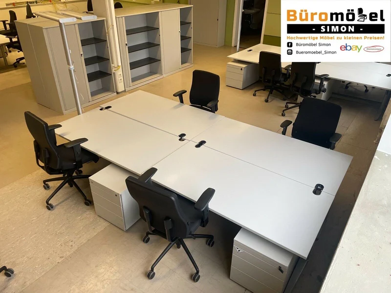 Assmann Schreibtisch Grau