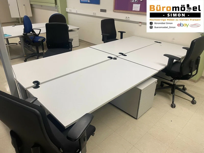 Assmann Schreibtisch Grau