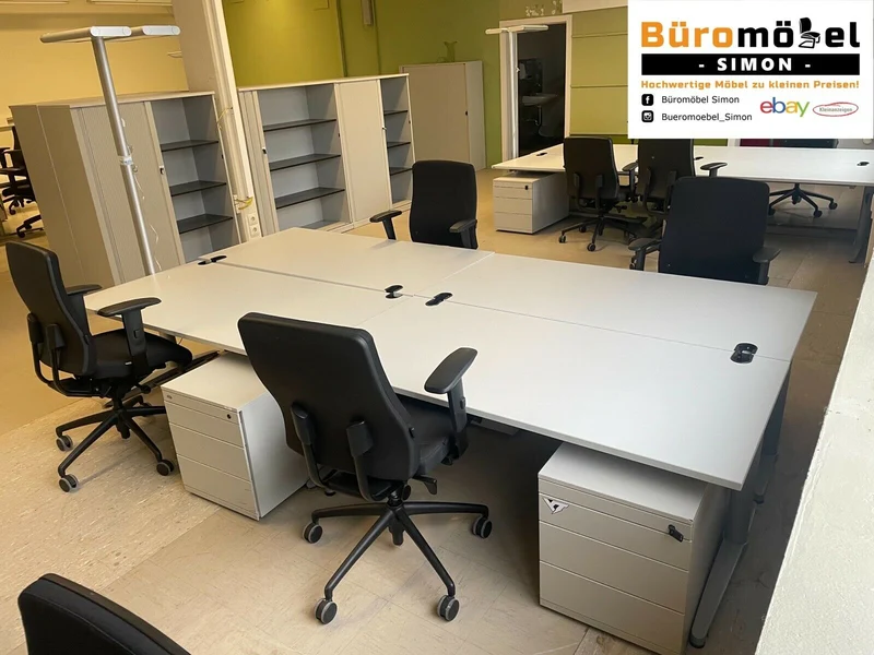 Assmann Schreibtisch Grau