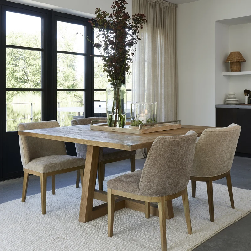 Riviera Maison Esszimmerstuhl Whistler, Beige