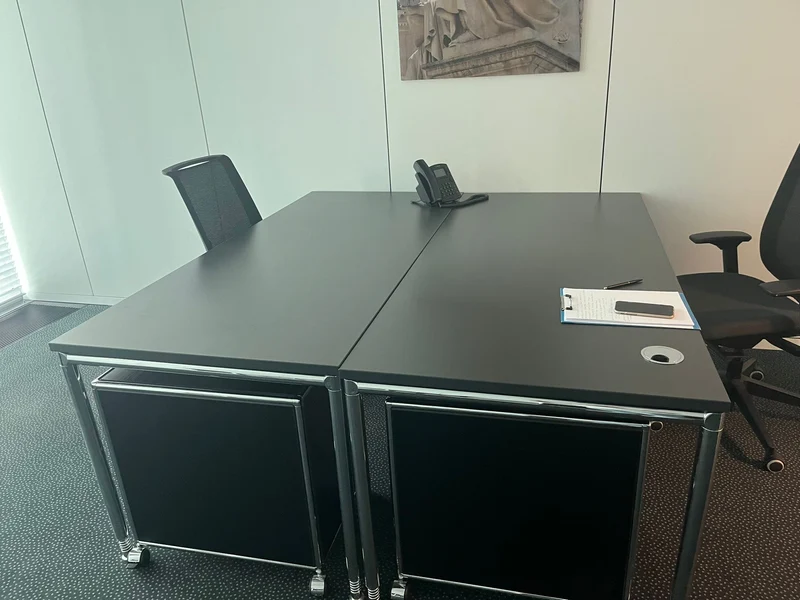 Bosse Modul Space Manuell Höhenverstellbar Schreibtisch Schwarz