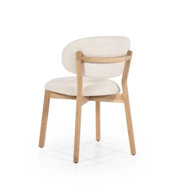 Esszimmerstuehle 4er Set Mikky Beige Polster - Eleonora