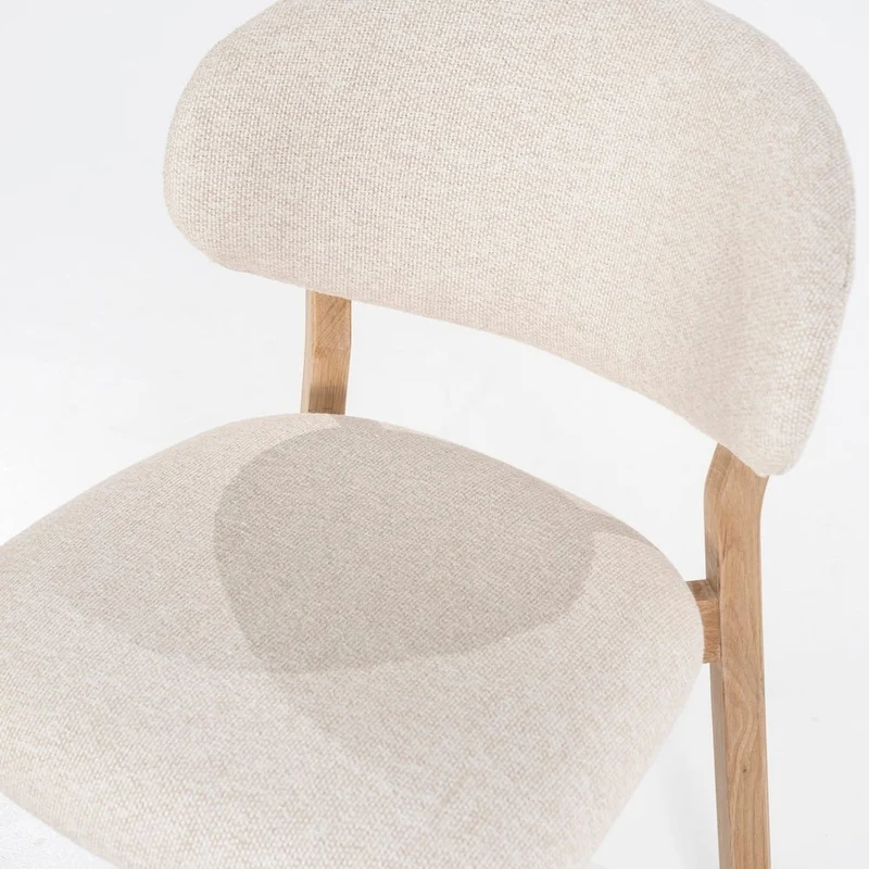 Esszimmerstuehle 4er Set Mikky Beige Polster - Eleonora