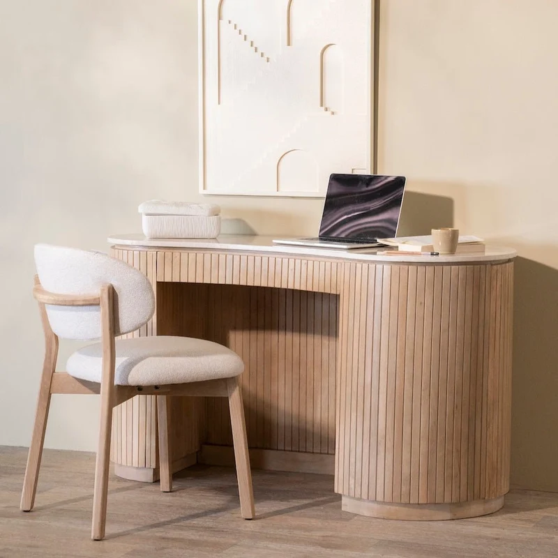 Esszimmerstuhl Mikky Beige Polster - Eleonora