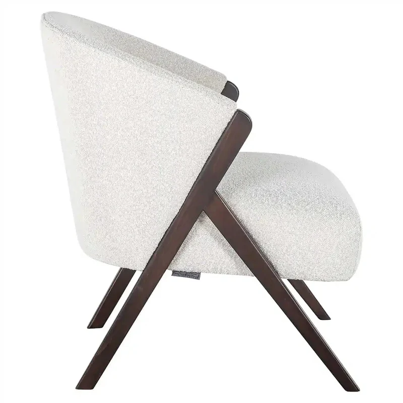 Richmond Interiors Sessel Mia weiß Bouclé (Copenhagen 900 Bouclé Weiß)