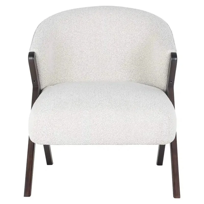 Richmond Interiors Sessel Mia weiß Bouclé (Copenhagen 900 Bouclé Weiß)