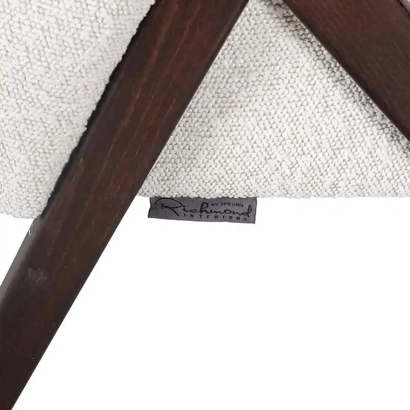 Richmond Interiors Sessel Mia weiß Bouclé (Copenhagen 900 Bouclé Weiß)