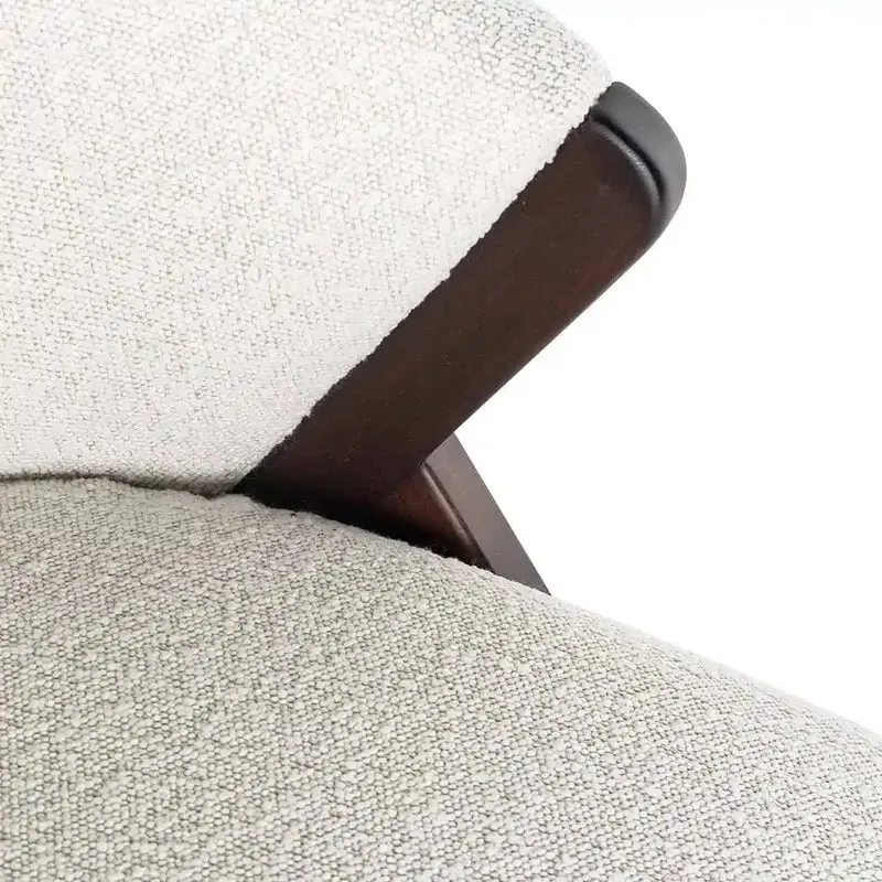 Richmond Interiors Sessel Mia weiß Bouclé (Copenhagen 900 Bouclé Weiß)