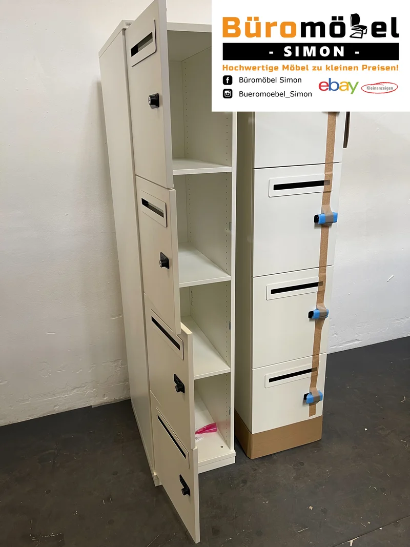 Sedus Schließfachschrank Weiß