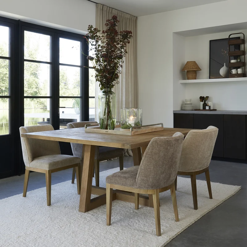 Riviera Maison Esszimmerstuhl Whistler, Beige