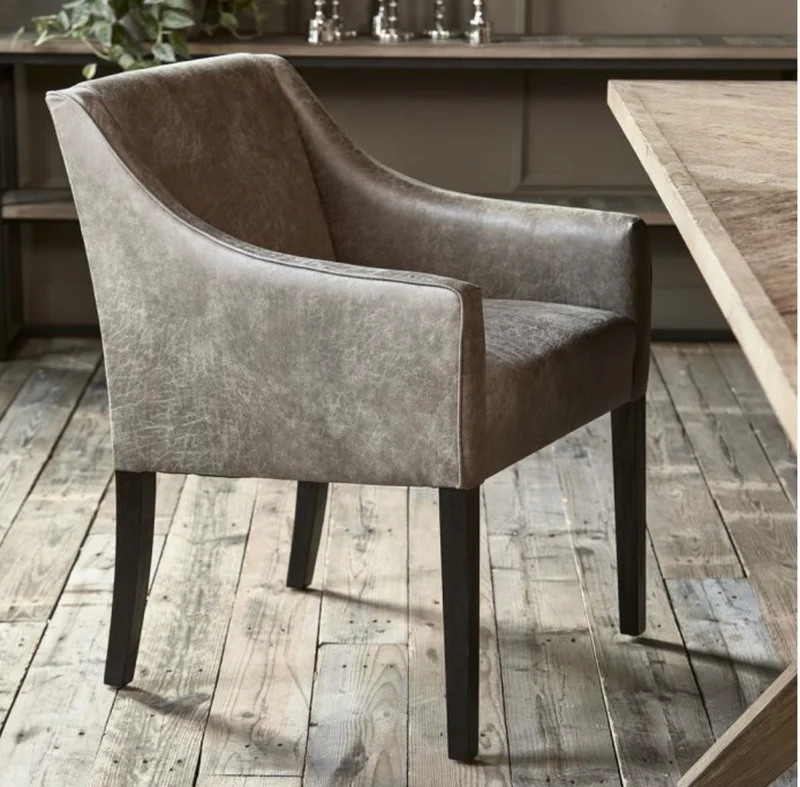 Riviera Maison Esstischstuhl Savile Row, Coffee, Pellini