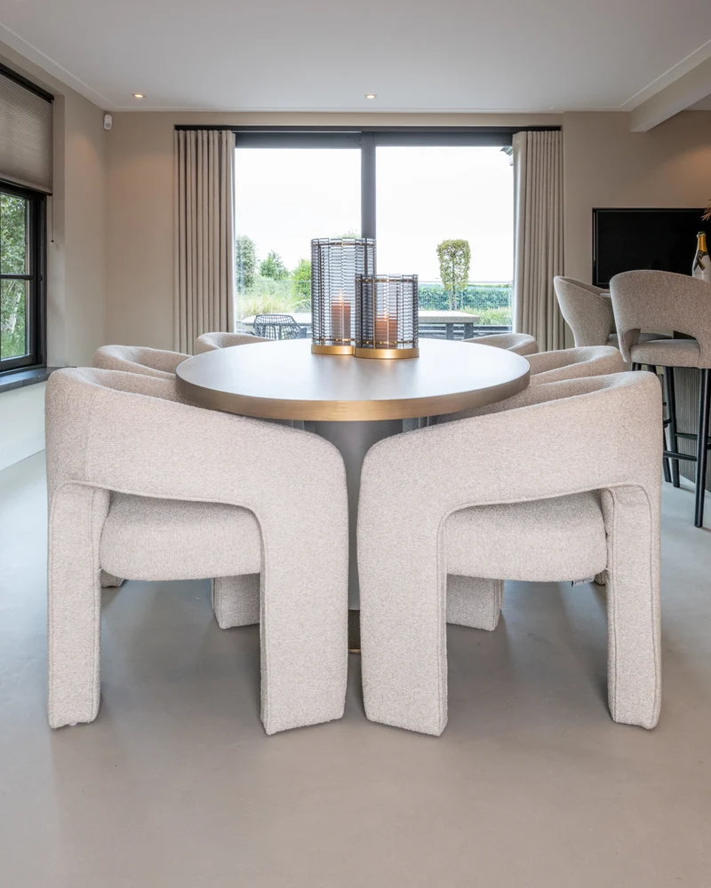 Richmond Interiors Stuhl Belle – Biscotti (Brandschutz)