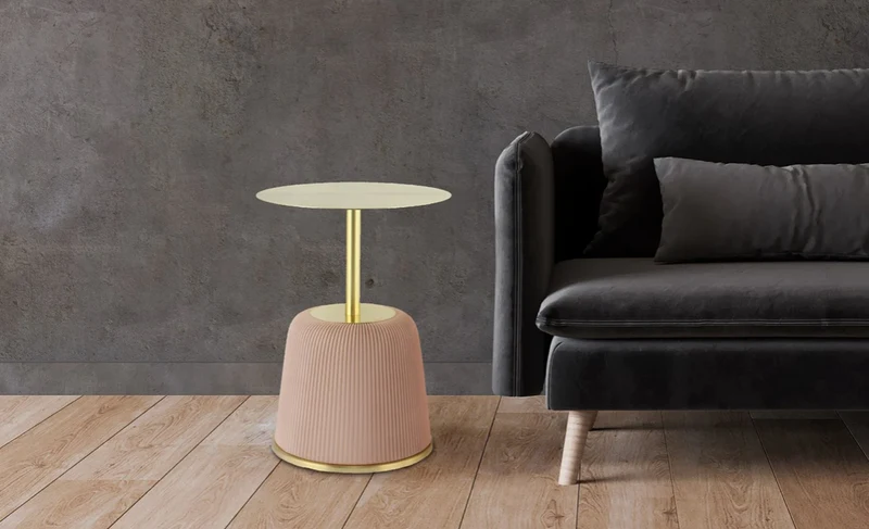 Matera Design Beistelltisch Mika Rosa